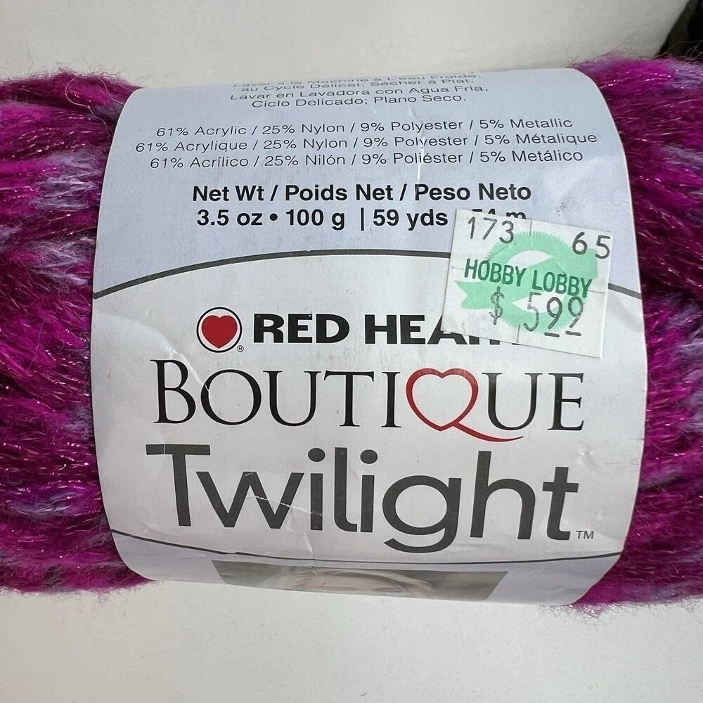 Lion Brand Mandala Yarn Bee Fair Isle Red Heart Boutique Twilight Yarn Lot 3 Mix